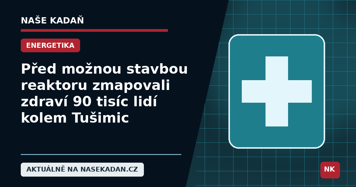 Redakční grafika Naše Kadaň k článku Před možnou stavbou reaktoru zmapovali zdraví 90 tisíc lidí kolem Tušimic
