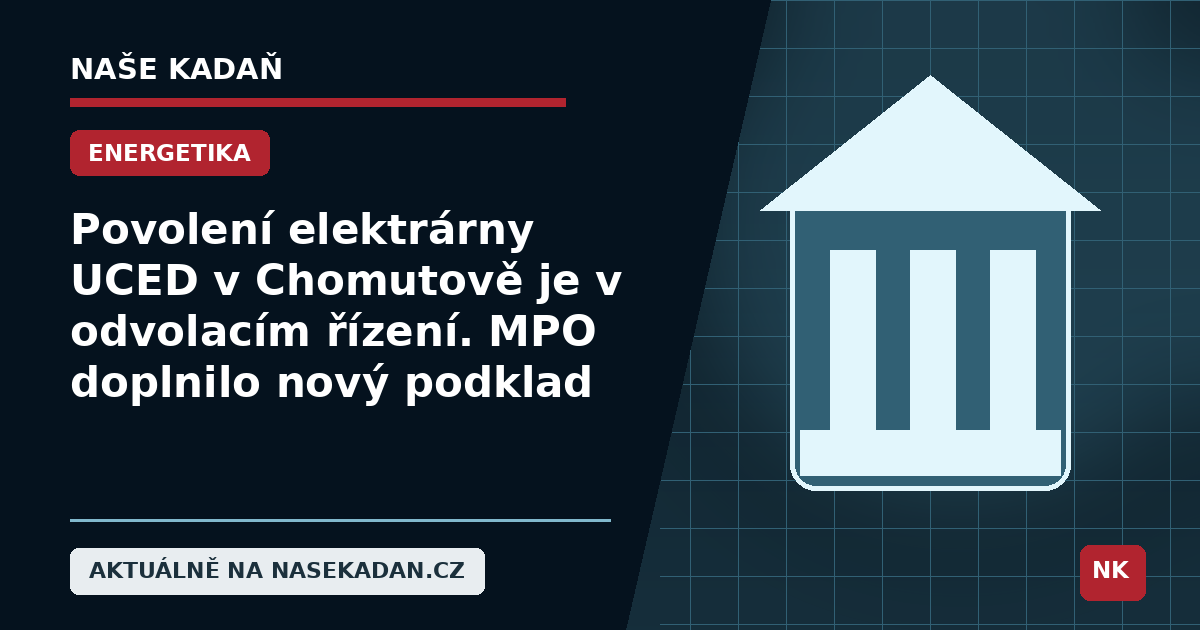 Redakční grafika Naše Kadaň k článku Povolení elektrárny UCED v Chomutově je v odvolacím řízení. MPO doplnilo nový podklad