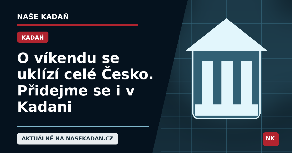 Redakční grafika Naše Kadaň k článku O víkendu se uklízí celé Česko. Přidejme se i v Kadani